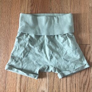 Little Liam Kate Quinn Green Guitar Shorts
